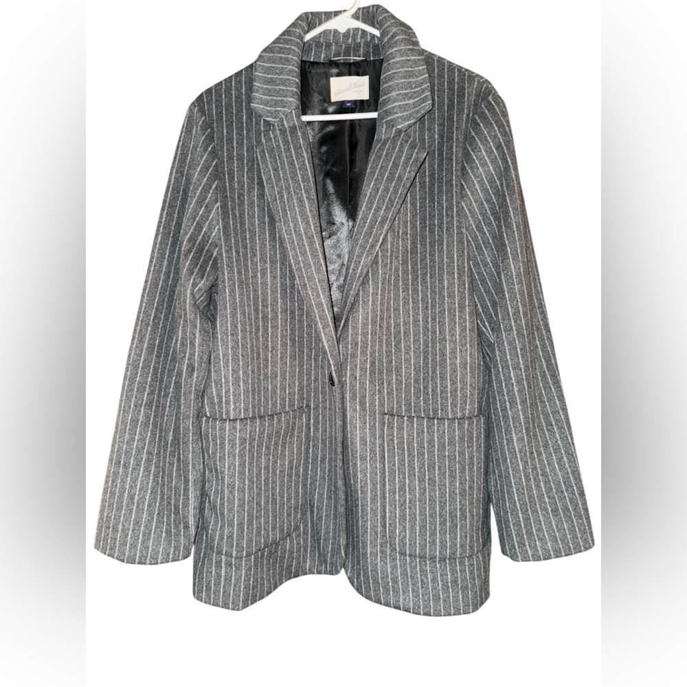 Universal Thread Blazer Jacket Womens Large Gray … - image 1